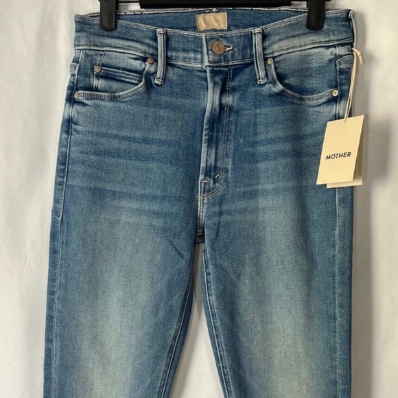 NWT Mother Mid rise Dazzler Ankle fray (Wash: Riding the cliffside) Size 26 - Picture 2 of 10
